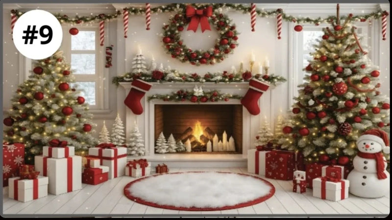 Telón navideño diseño 9