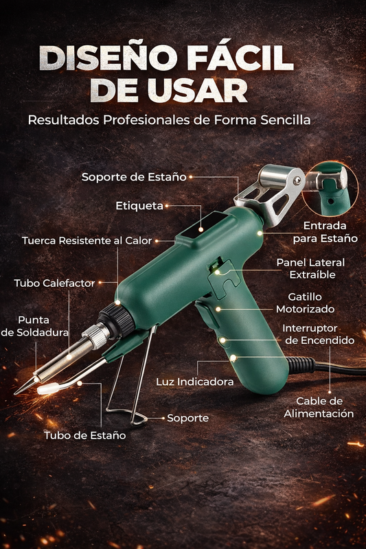 Pistola de Soldadura + 2 Rollos GRATIS