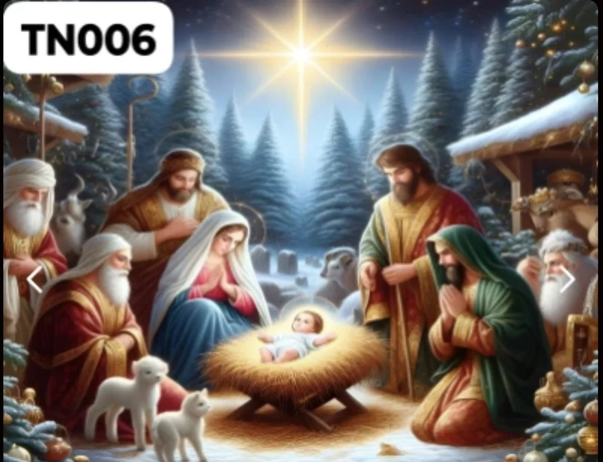 Telón navideño diseño TN006